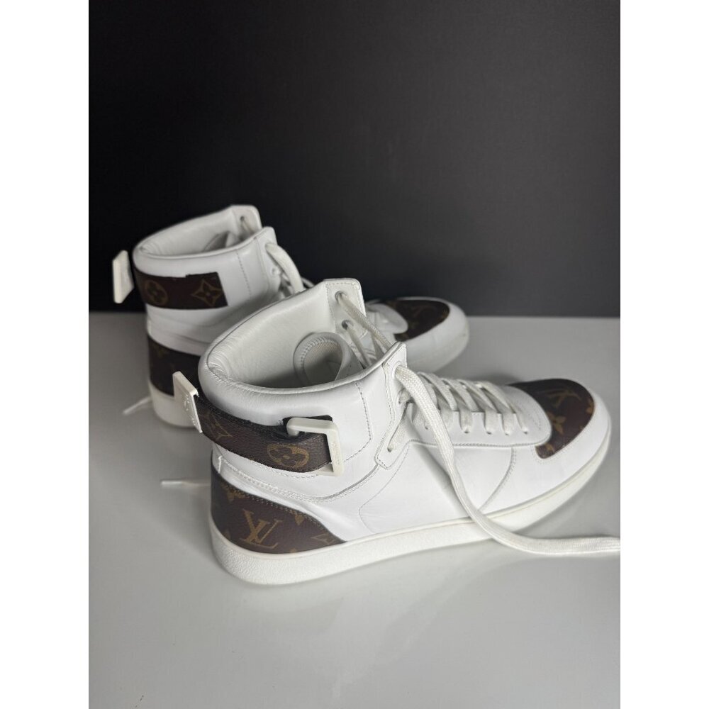 Louis Vuitton Rivoli High Top Monogram Sneaker Boot Signature Men's Men's LV 9 U - Picture 6 of 16